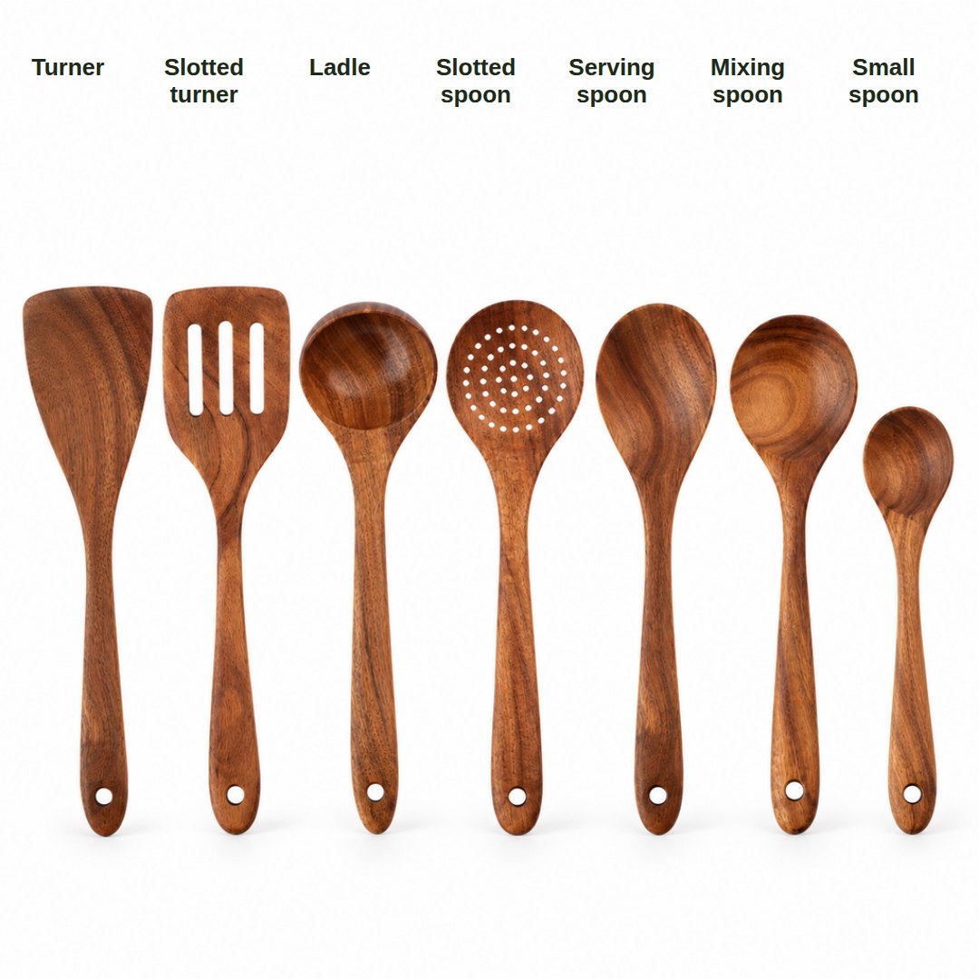 The seven pieces