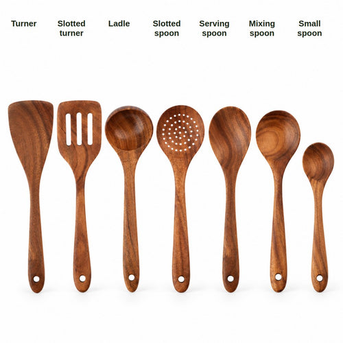 The seven pieces