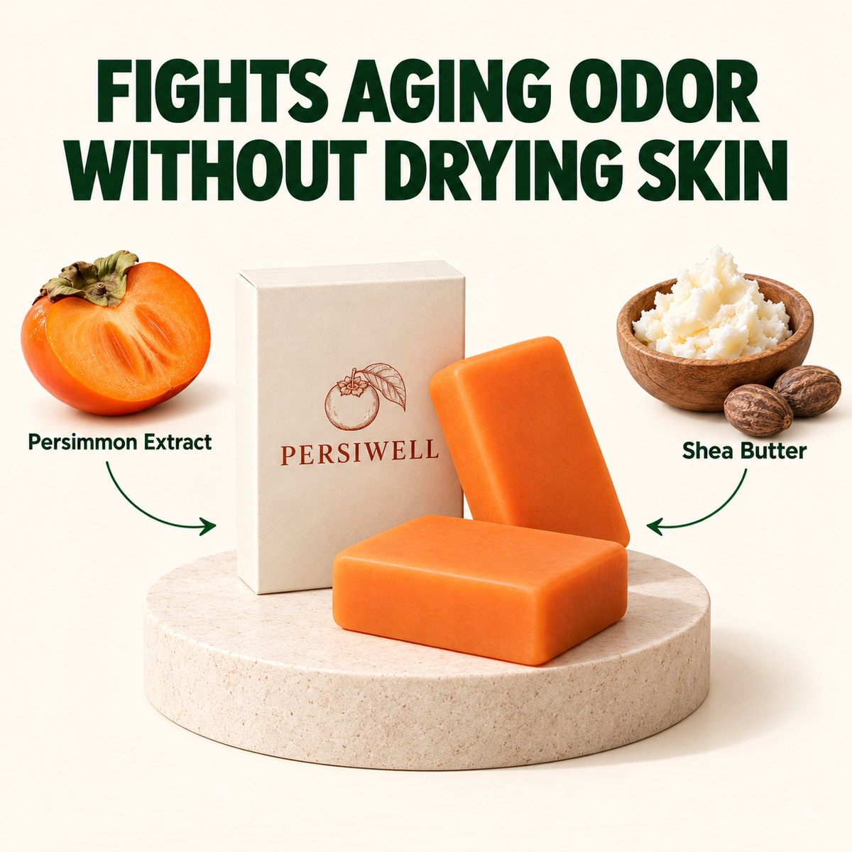 Persiwell Deodorizing Persimmon Soap